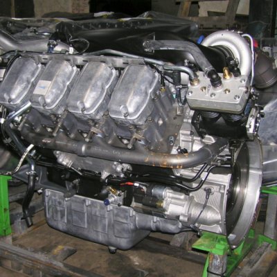 Motor Scania po renovaci v AGM - Agromotor